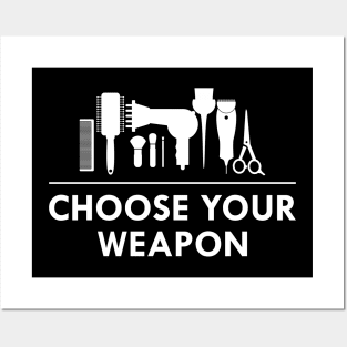 Barber - Choose your weapon Posters and Art